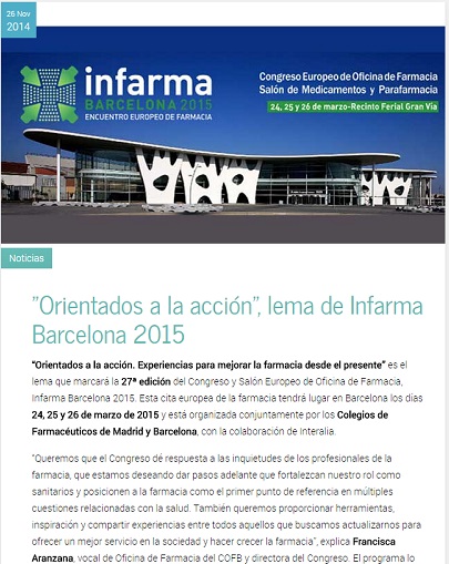 Farmaventas, Infarma 2015