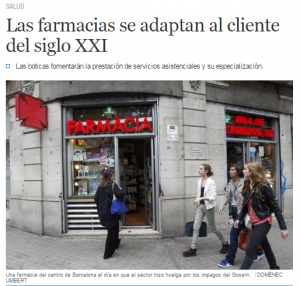 Las farmacias se adaptan al cliente del siglo XXI   Cataluña   EL MUNDO