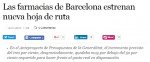 L'article d'El Economista sobre la farmàcia catalana