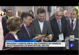 TVE Catalunya informant de la inauguració d'Infarma
