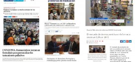 Abril: Eleccions, impagaments i serveis, entre els temes més destacats als mitjans de comunicació