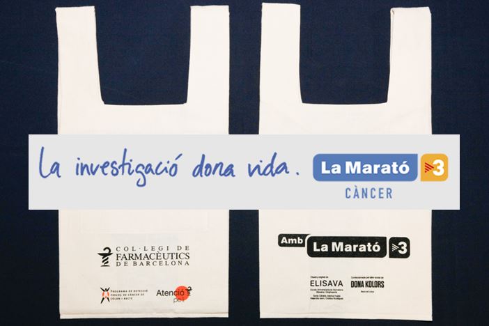 Les bosses solidàries i exclusives creades per recaptar fons per La Marató 2018 de TV3 entre els col·legiats del COFB.