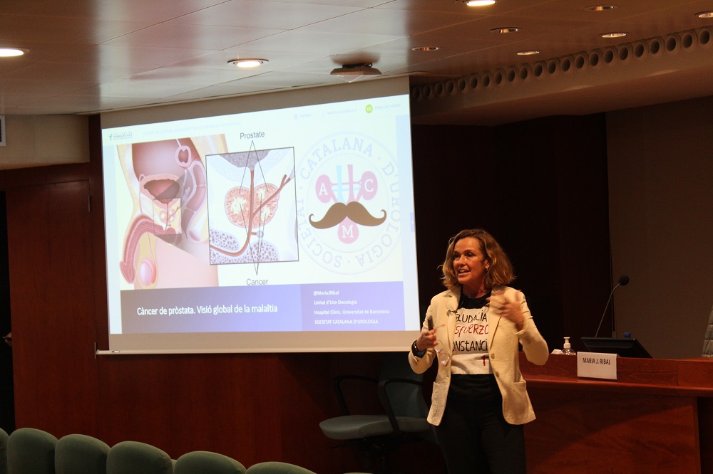 La Dra. Maria J. Ribal, cap de la unitat d'Urooncologia de l'Hospital Clínic de Barcelona i presidenta de la Societat Catalana d'Urologia.