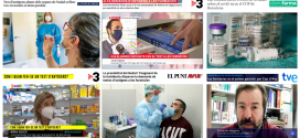 Desembre: L’augment de la demanda de tests d’antígens a les farmàcies i les activitats formatives del COFB, temes més destacats als mitjans