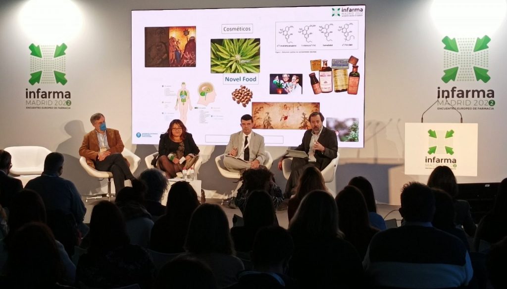 Taula sobre l'ús terapèutic del Cànnabis a Infarma Madrid 2022.