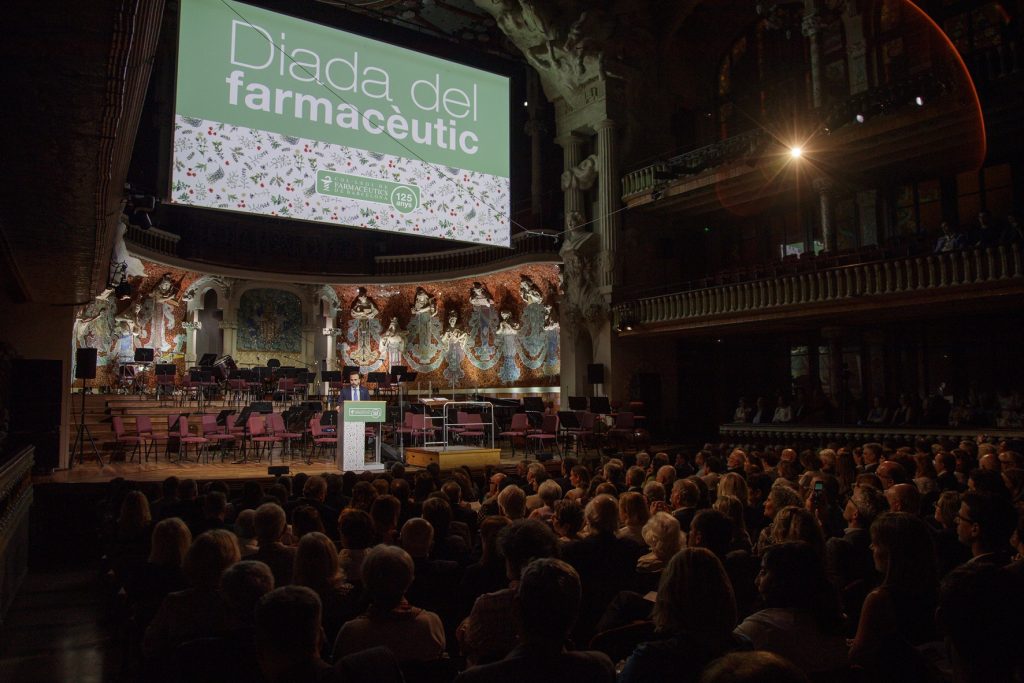Celebració del 125è aniversari del Col·legi al Palau de la Música Catalana.