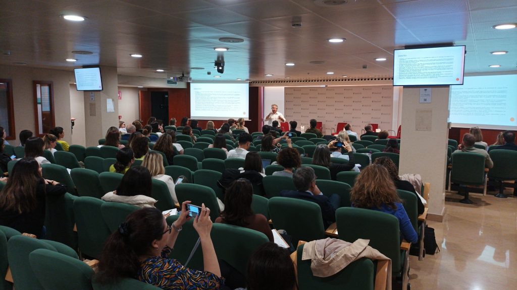 Ramon Gargallo en un moment de la seva presentació d'estratègies en el punt de venda. 